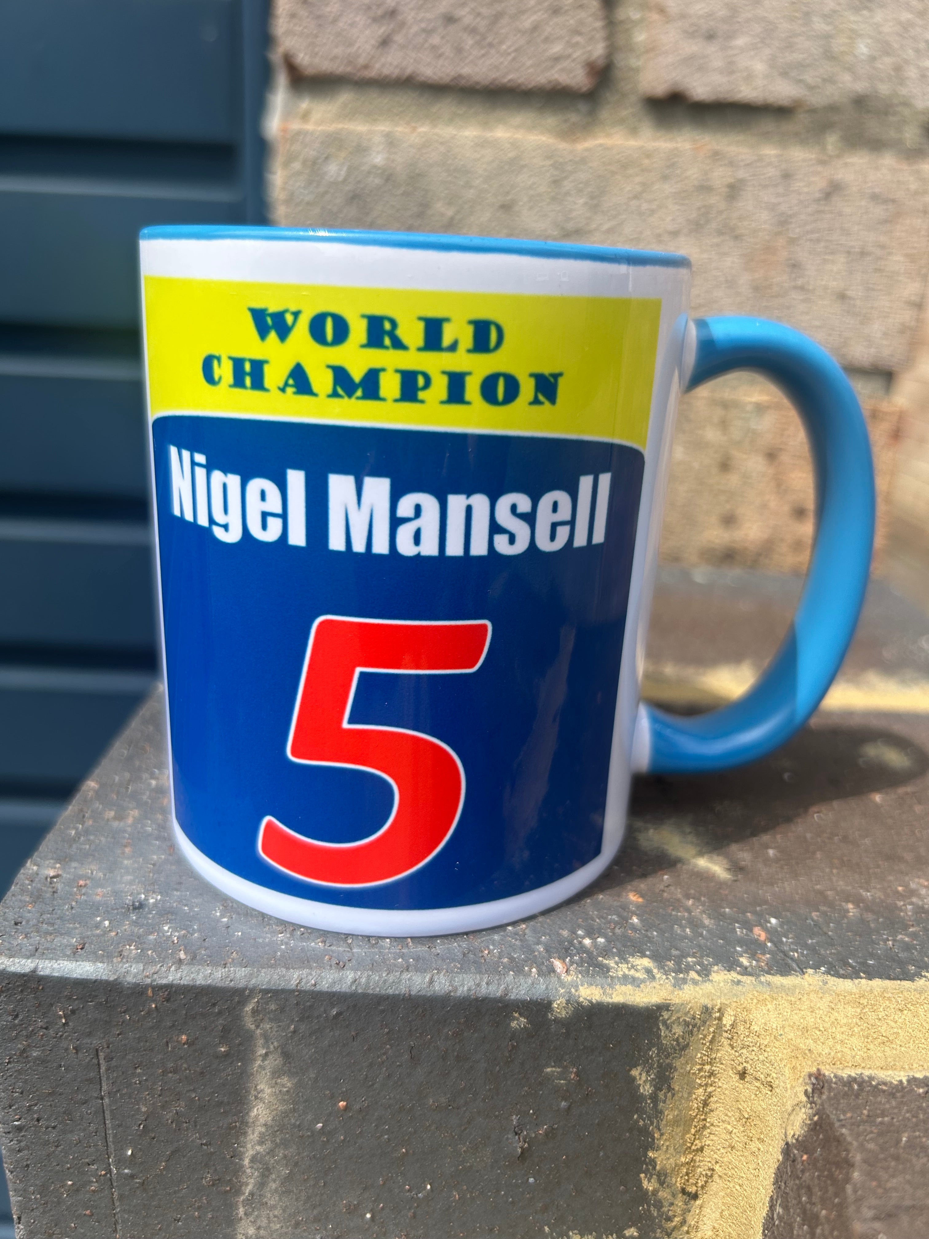 Nigel Mansell 'Red 5' Mug